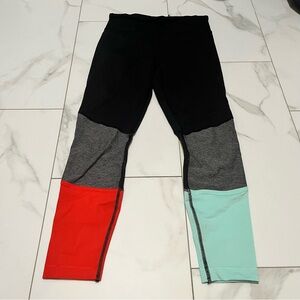 Size 6 Lululemon Multi Color Legging